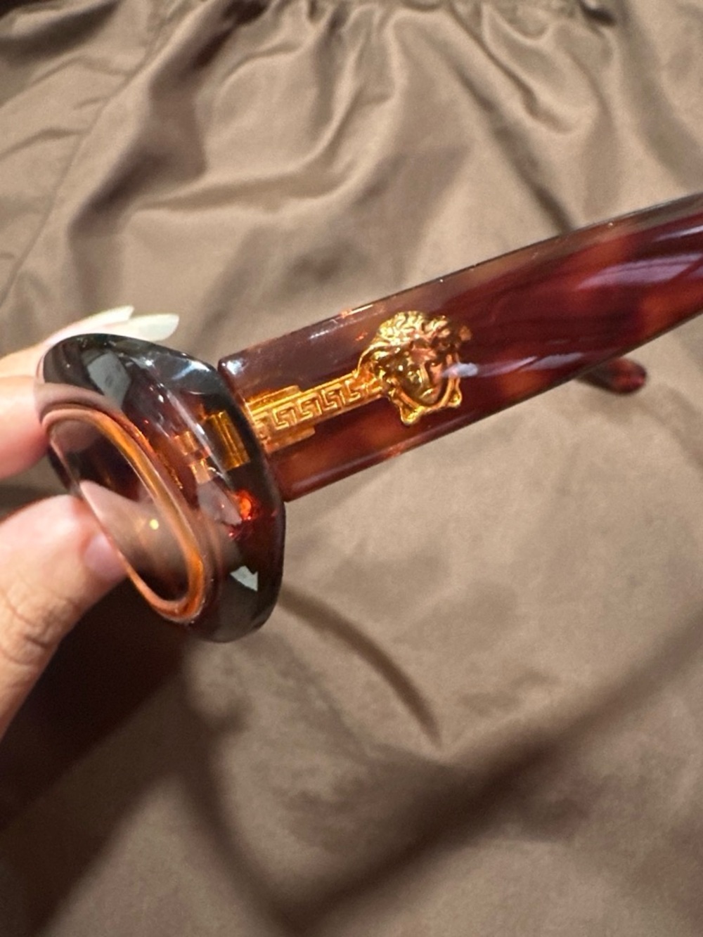 authentic vintage tortoiseshell versace sunglasses - Picture 5 of 5